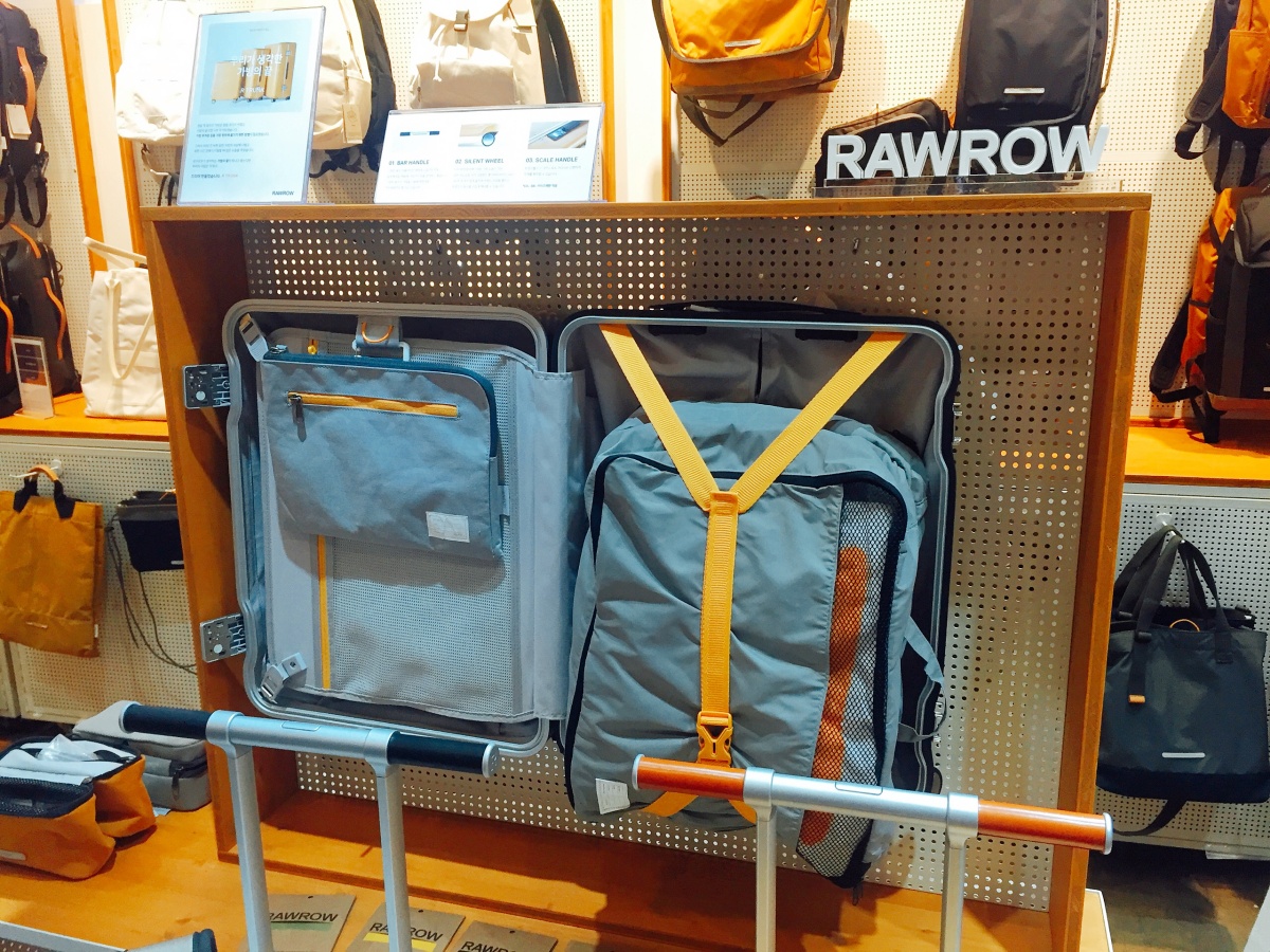 ▩ 首爾逛逛│弘大【RAWROW】- 好看的背包/行李箱品牌