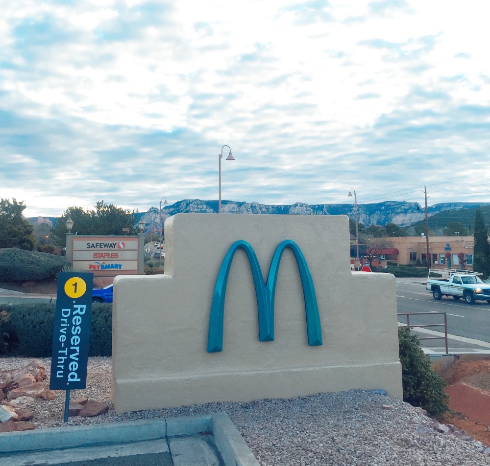 ♠ 美國食記│Sedona【McDonald's】- 藍色招牌麥當勞