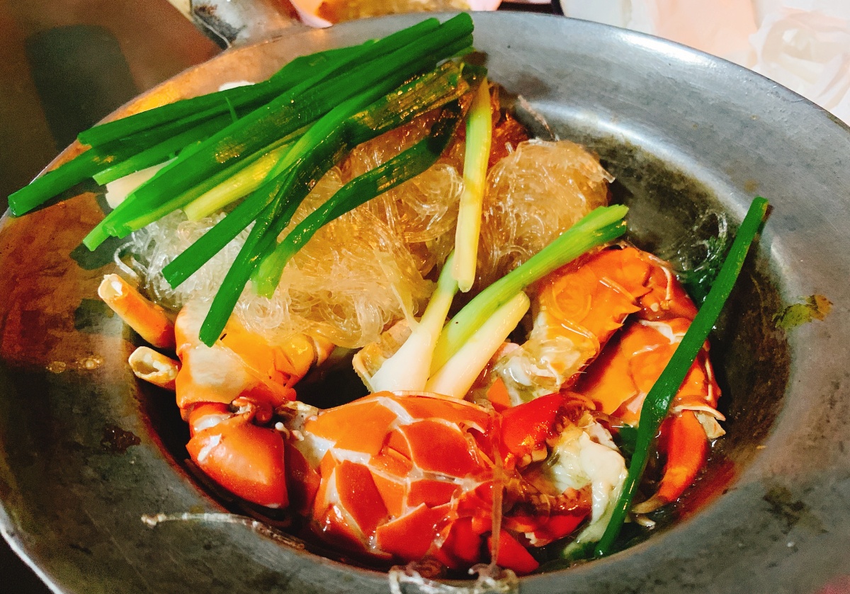 ➻ 曼谷食記│BTS Wongwian Yai【Somsak Pu Ob】- 等待都是值得的螃蟹粉絲煲