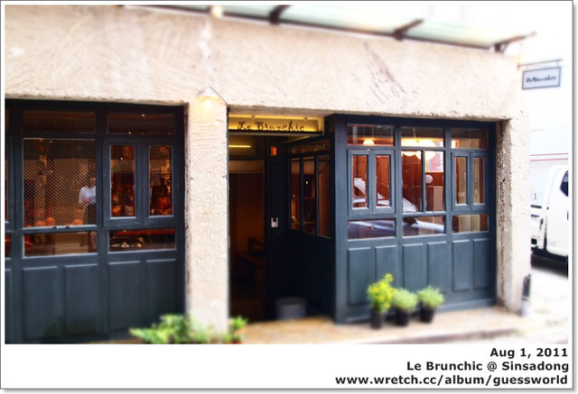 ⓢ 首爾食記｜新沙洞【Le Bruchic】- 無意間闖入了安靜的咖啡店