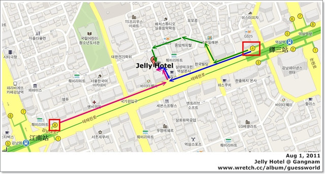 ♣ 韓國│首爾住宿【江南 Jelly Hotel】