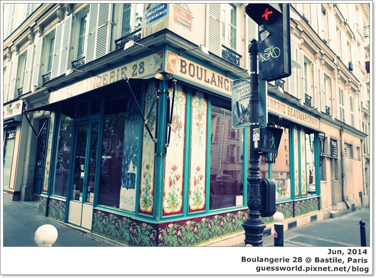 ♣ 法國食記│巴黎【Bastile ─ Boulangerie 28】─ 棍子麵包跟甜點都推薦