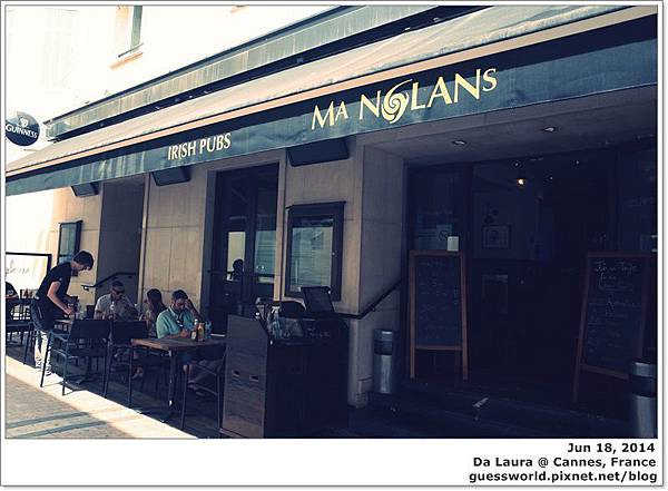 ♣ 法國食記│坎城【Ma Nolan's Irish Pubs】─ 漢堡三明治餐廳