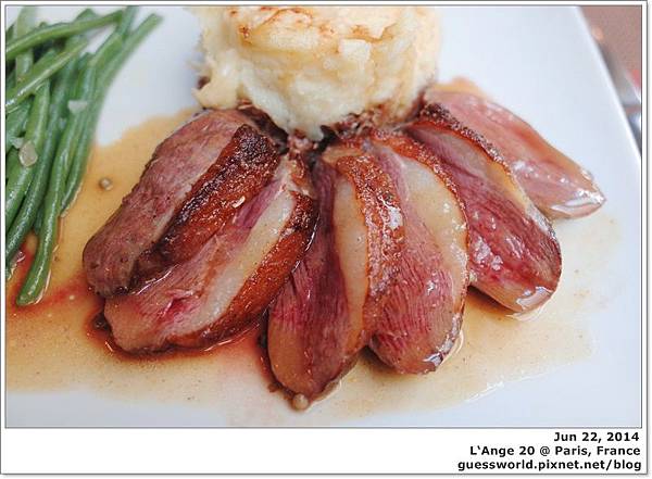 ♣ 法國食記│巴黎 瑪黑區【L‘Ange 20】─ 平價又美味的法式料理