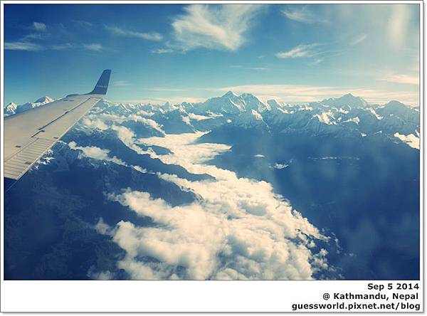 ♣ 尼泊爾遊記 Day 8【坐飛機看喜馬拉雅山+斯瓦揚布拿寺+杜兒巴廣場】