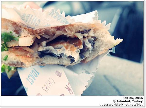 ♣ 土耳其食記│伊斯坦堡【烤鯖魚三明治】