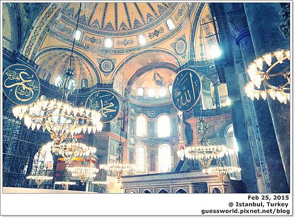 ♣ 土耳其遊記 Day11~1 伊斯坦堡【聖索菲亞大教堂+地下水宮殿】