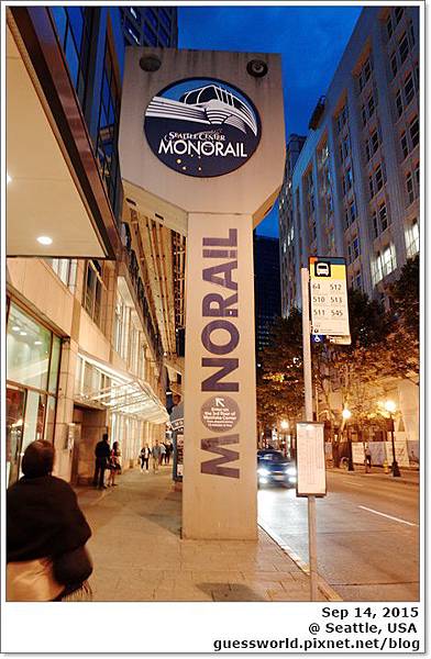 ♣ 西雅圖│MonoRail 單軌電車【從Seattle Center到Westlake Center】