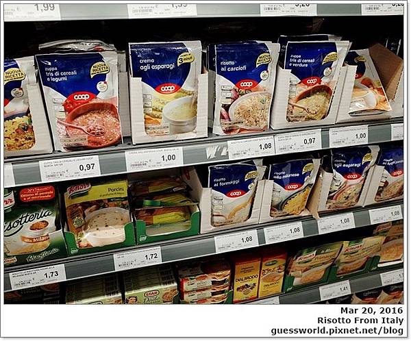 ♠ 義大利│買買【Knorr】- 超市裡的義式燉飯料理包