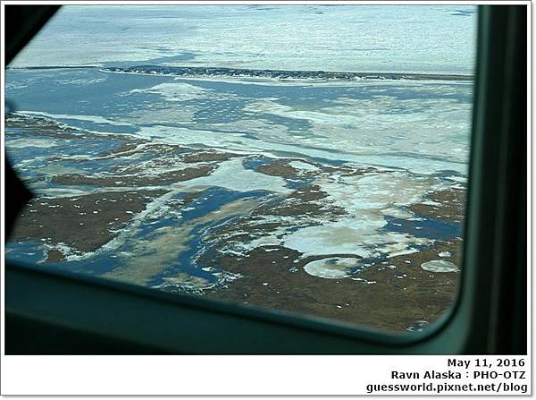 ✈ Point Hope飛Kotzebue【Ravn Alaska】-像在看國家地理頻道般的風景