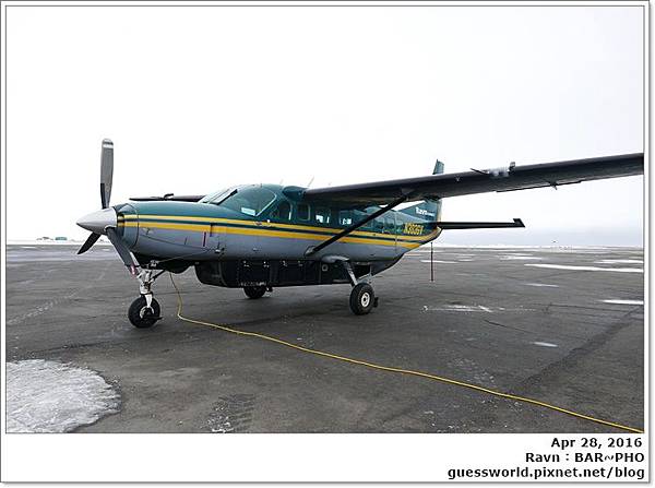 ✈ Barrow飛 Point Hope【Ravn Alaska】-6人座小飛機初體驗