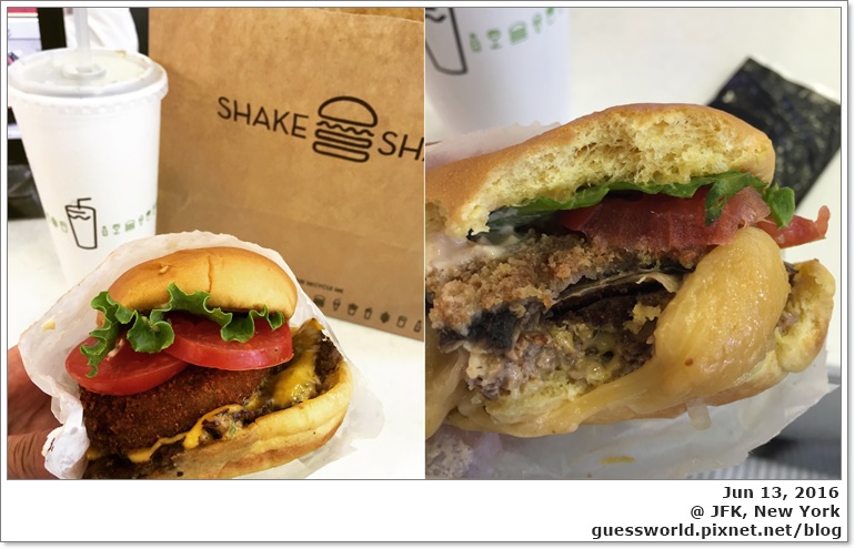 ♣ 紐約食記│甘迺迪機場【Shake Shack】- 離開紐約前別忘了再吃個漢堡