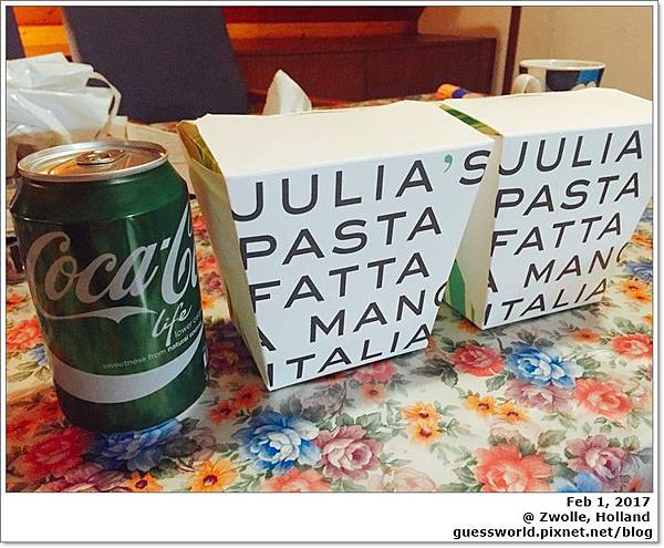 ♞ 荷蘭食記│Zwolle【Julia's】- 外帶義大利麵盒