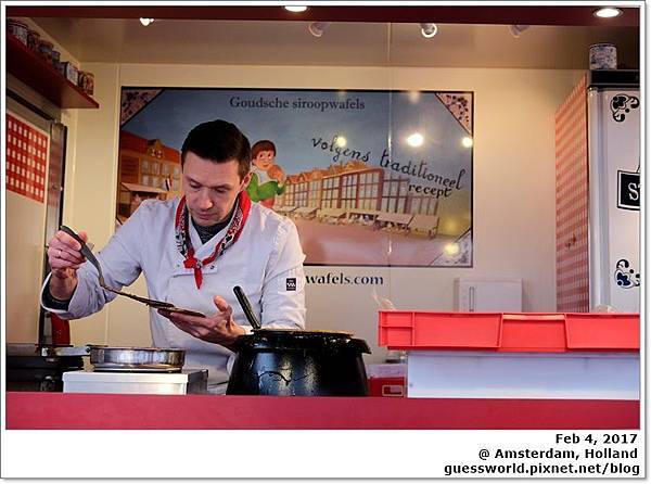 ♞ 荷蘭食記│阿姆斯特丹【Goudse Stroopwafel】- Albert Cuypmarkt市集裡的美味荷蘭煎餅
