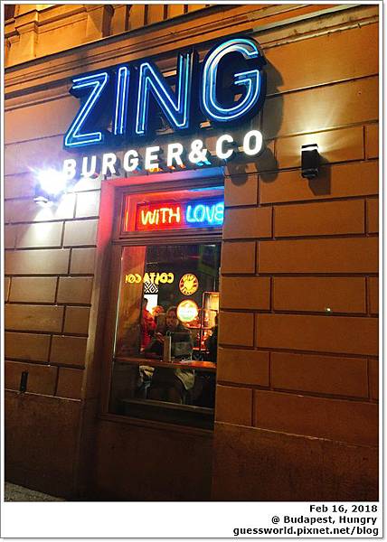♞ 匈牙利食記│布達佩斯【ZING】- 美味多汁的漢堡