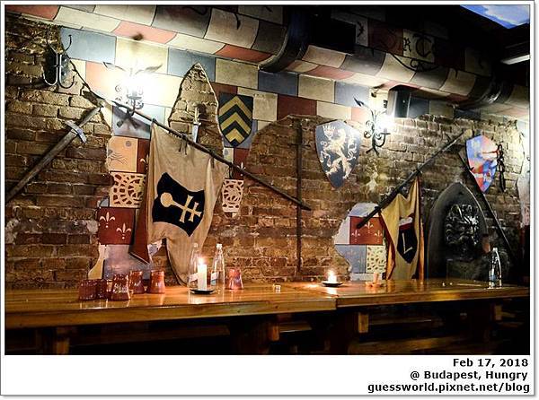 ♞ 匈牙利食記│布達佩斯【Sir Lancelot Medieval Restaurant】- 超雷的中古世紀地窖餐廳
