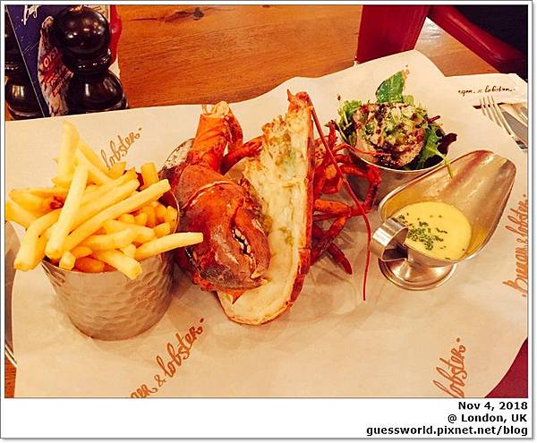 ♣ 倫敦食記│Soho【Burger & Lobster】－回味記憶中的龍蝦