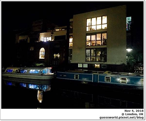 ♣ 倫敦住宿│Airbnb - 運河旁邊的大落地窗公寓