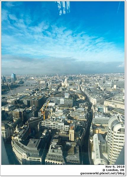 ♣ 倫敦遊記│Day7【Sky Garden】－ 從高空一覽倫敦
