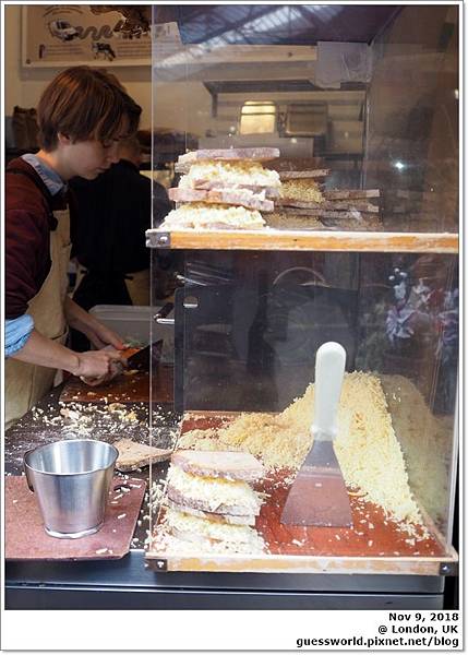 ♣ 倫敦食記│Borough Market【Kappacasein Dairy】－鹹死又肥死的熱壓起司三明治