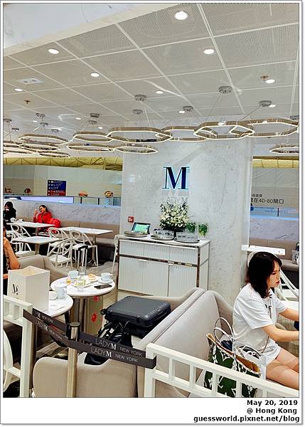 ➻ 香港食記│香港機場【Lady M】- 候機坐等千層蛋糕