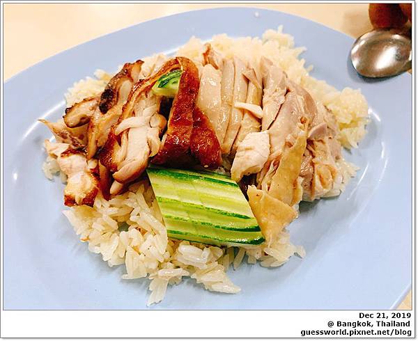 ➻ 曼谷食記│BTS ARI【Rungsang Chicken Rice】- 雙拼海南雞飯